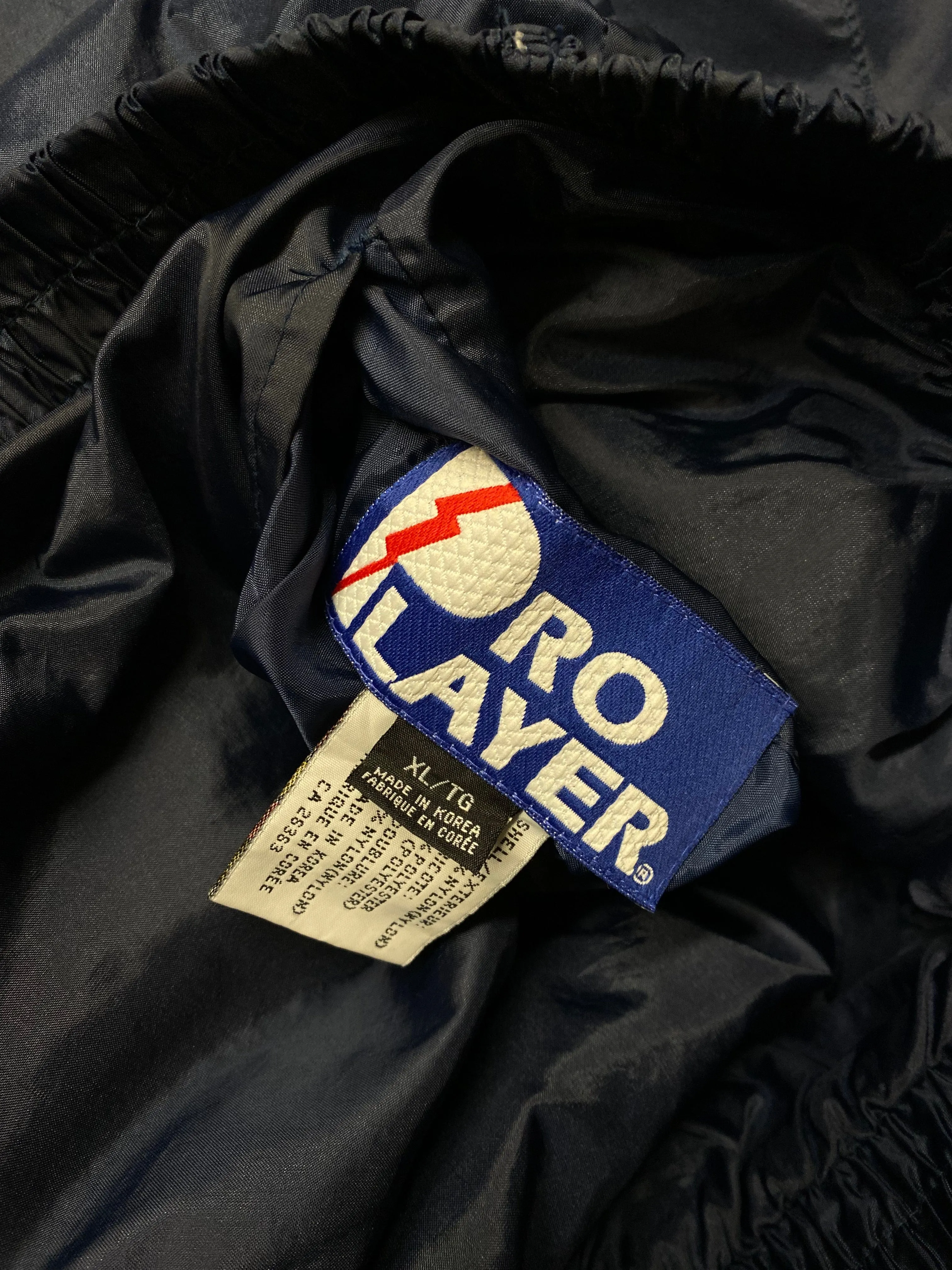 Vintage Michigan Wolverines Jacket Mens XL Blue Anorak Windbreaker